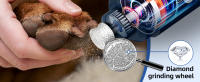 Casfuy Molinillo para Perros Mejorado - Recortador de Uñas para Mascotas Recargable eléctrico Profesional de 2 Velocidades Patas Indoloras Aseo Suavizado para - details 4