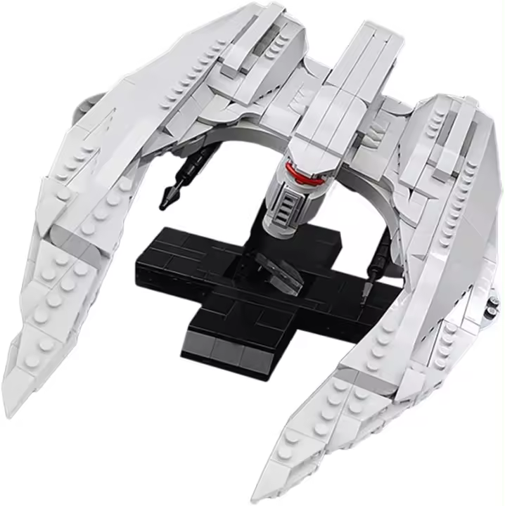 Juego de bloques de construcción de Space Wars, modelo genial de juguetes de modelado clásico creativo, adecuado para colección, nerf Raider MK II - 1