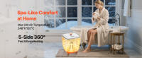 Calentador de Toallas SucceBuy de 25L con Pantalla LED, Temporizador y Ajustes de Temperatura Ajustables, Manta Térmica Grande y Calentador de Toallas para Baño, SPA, Hogar, Encimera, Suelo, Gris - details 0