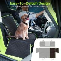 Funda mejorada 6 en 1 para el asiento trasero del perro, hamaca 100% impermeable para el coche con ventana de malla. - details 0