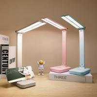 Lámpara de escritorio LED regulable, lámpara de lectura de escritorio con sensor táctil, lámpara de noche recargable por USB, lámpara de escritorio plegable, lámpara de lectura de cabecera, capacidad de la batería 4000 mAh, tres modos para elegir. - details 2