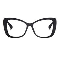 Gafas de lectura con marco cuadrado de ojo de gato negro, patillas decorativas de Metal de gran tamaño, cómodas, + 0,75 a + 4 - details 2