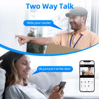 Cámara de mirilla Tuya con Audio de 2 vías, timbre inteligente WiFi para el hogar, visión nocturna PIR, detección de movimiento, visor de puerta Digital - details 4