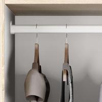 Roble Canadiense y Blanco Artik, Medidas: 81 cm (Ancho) x 180 cm (Alto) x 52 cm (Fondo) - details 1