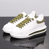 Mcqueen-zapatillas de deporte blancas con cojín de aire para hombre, suela gruesa con aumento de altura, novedad de verano, pareja, tablero informal, zapatos de mujer a la moda - details 4