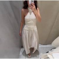 OUWU- Moda Midi Mujer, Elegante Vestido Largo Sin Espalda Fiesta de Noche, Bata de Playa Vacaciones para Mujer - details 13