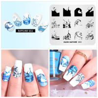 Plantillas de Arte de Uñas KADS para Salones de Belleza Herramientas de Manicura con Diseños de Flores Hojas Oceanos Animales - details 8