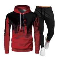 Conjunto Deportivo Casual para Hombres Primavera-Otoño 2025 Sudadera con Capucha y Pantalones - details 2