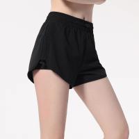 Aloyoga yoga shorts verano mujeres falso dos piezas anti-caminante casual secado rápido transpirable deportes fitness pantalones de entrenamiento - details 1