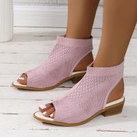 zapatos de sandalias de tacón bajo de verano para mujer - details 2