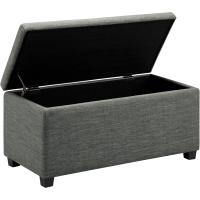 Mueble de Almacenamiento Acolchado Rectangular Ideal para Entrada, Dormitorio, Pasillo - details 0
