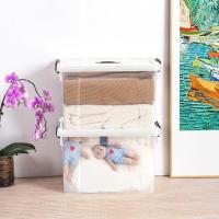 Caja de Almacenamiento de Plástico Transparente Segura y Duradera 90L*4 Diseño Apilable Resistente - details 12