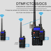 Walkie-talkie 2 piezas, 5W, 128 canales, USB, VHF, UHF, Radio Ham - details 16