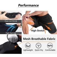 Pantalones Cortos de Compresión Y2K con Estampado de Calavera Ropa de Gimnasio 2-en-1 para Hombres - details 9