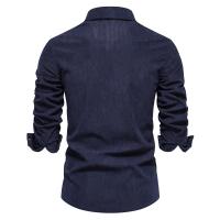 Nueva camisa de pana de otoño, camisa de manga larga para hombre, informal, delgada, versátil, a la moda - details 8
