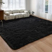 Alfombras De Área De Felpa Suave Para Sala De Estar, Alfombra De Piso Esponjosa Para Dormitorio, 1 unidad - details 3