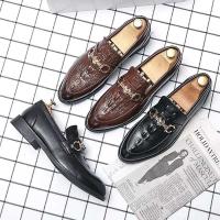 Zapatos Para Hombre Zapatos de diseñador casuales de cuero genuino para Hombre, Zapatos nuevos 2023 - details 0