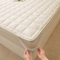 Bonenjoy, 1 pieza, colchón acolchado, colcha suave, adornos de cama finos, funda para alfombrilla de cama de Color sólido, suelo de colchón para el hogar (sin funda de almohada) - details 4