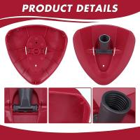 Fundo de Mopa Disceto de Recambio en Plástico Triángulo para Cedar Accesorio para Vileda O-cedar 360° Rotativo Cabeza de Mopa Normal Producto Multiusos Hecho en China - details 3