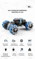 Juguete de Coche de Control Remoto con Sensor de Gestos, 4WD, Transformación, Derrape, Doble Cara, Efectos de Sonido y Luz, Pulv - details 2