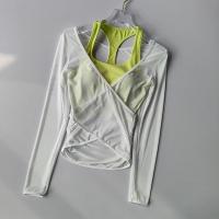 Traje de Yoga Sexy para Mujer Falda Deportiva Falsa de Poliéster Secado Rápido Cubierta de Pilates - details 1