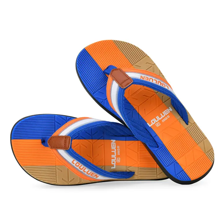 Verano nuevas chanclas de los hombres de gama alta casual pellizcar-en zapatillas de los hombres desgaste antideslizante sandalias de playa - 1