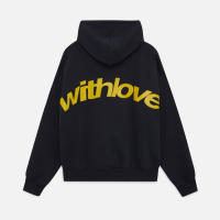 Sudadera con capucha con estampado de letras grandes, Sudadera con capucha de hip-hop, chaqueta retro de manga larga - details 1
