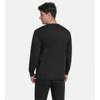 Conjunto de ropa interior térmica de invierno para hombre, paneles cálidos con forro polar de algodón suave, conjunto superior e inferior, pijamas de ropa térmica - details 7