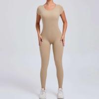 Monos Deportivos Fiess Conjunto de Gimnasio para Mujeres Ropa de Yoga de Manga Corta - details 24