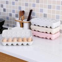 Soporte de bandeja de huevos de colores, caja de almacenamiento de huevos acrílica anticaída portátil - details 2