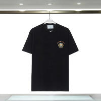 Camiseta deportiva de algodón puro para hombre, cuello redondo, estampado frontal, estilo informal para verano - details 12