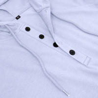 Hombres Deportes Fitness Casual al aire libre de manga corta camiseta con capucha Top Henley Shirt. - details 41