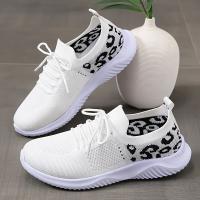 Zapatillas de Mujer para Tenis con Leopardo 2023 Primavera Otoño Nuevas Malla Transpirable Deportivas para Correr y Caminar Zapatos Planos - details 5