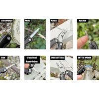 Alicates Multiusos Portátiles de Acero Inoxidable Cuchillo Plegable para Acampar al Aire Libre - details 1