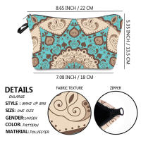 Bolsa de cosméticos Vintage para mujer, bolsa de maquillaje, organizador de artículos de tocador de viaje para cosméticos - details 2