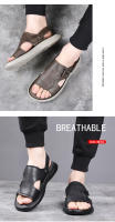 ⭐ 🔥 ⭐ Sandalias de hombre 2025 verano nuevo antideslizante casual fresco zapatillas exterior doble propósito transpirable moda tendencia zapatos de playa - details 2