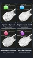 Vibradores masturbadores masculinos, Juguetes sexuales para hombres, Coño suave, copa de Vagina transparente, Tornado Oral, masturbación, suministros para adultos al vacío - details 2
