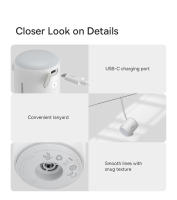 Inflador de Aire Portátil Baseus Compressor de Aire Inalámbrico para Acampar, Inflar Cama y Mat, Anillo de Natación Hecho en China - details 10