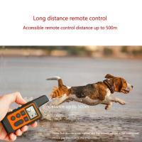 Collar para perro, control remoto eléctrico portátil con tapón de corteza, dispositivo de entrenamiento para mascotas impermeable con pitido de choque, 1 ud. - details 13