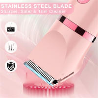 Epilador 3 en 1 para Mujeres Hatteker Carga Rápida, Sin Dolor, Uso en Seco y Húmedo para Cara, Cuerpo, Piernas Aparato de Peluquería de Marca China - details 4
