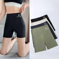 Pantalones cortos de yoga para correr y andar en bicicleta para mujer, monos deportivos transpirables, pantalones cortos de entrenamiento de verano de cintura alta para gimnasio - details 9