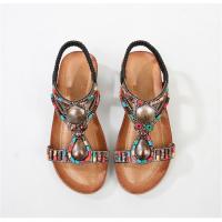 Sandalias de Mujer Verano 2025 |   Zapatos Bohemios Étnicos con Cristales |   Sandalias Deportivas Playa Suela Blanda Antideslizante - Moda Elegante y Confort - details 30