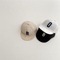Gorra de béisbol coreana con letras para verano, gorro fino de secado rápido para niños, gorro con visera transpirable para exteriores, gorra con protección solar para bebés, niños y niñas - details 4