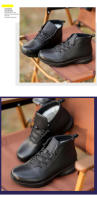 Botas calientes botas cortas de los hombres de lana resistente al frío al aire libre impermeable a prueba de nieve zapatos de algodón zapatos casuales hombres - details 7