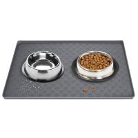 Alfombrilla antiadherente de silicona para alimentación de perros, tapete suave y duradero de fácil lavado, antidesbordamiento, para comedero de gatos - details 6