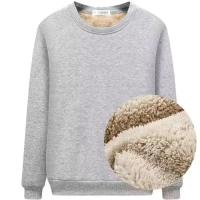 Sudadera gruesa con forro polar para hombre, nuevo estilo de invierno, holgada, cálida, deportiva, para hombres jóvenes - details 12