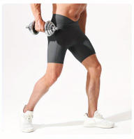 Pantalones deportivos elásticos transpirables para hombres con bolsillo, pantalones de compresión de secado rápido para entrenamiento al aire libre, ciclismo y carrera - details 9