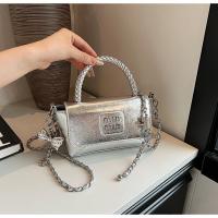Moda plata encerado aceite de cuero bolso pequeño bolso cuadrado, nuevo bolso de hombro de cadena, bolso cruzado - details 10