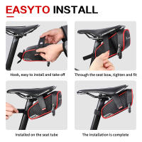 WEST BIKING-bolsa impermeable para herramientas de ciclismo, bolsa reflectante para tija de sillín trasero, cesta para bicicleta de montaña y carretera - details 10