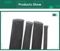Dropship 1/5/10/50/M funda trenzada aislada negra 4/6/8/10/12/14/20/25mm funda de Cable de protección de prensaestopas de alambre PET apretado - details 4